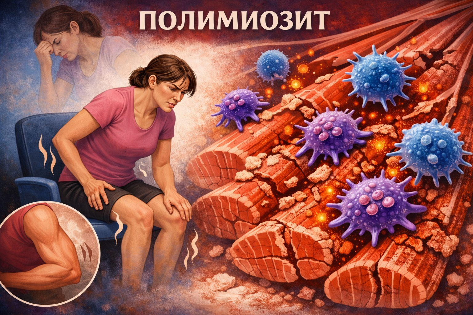 Причины слабости и болей в мышцах